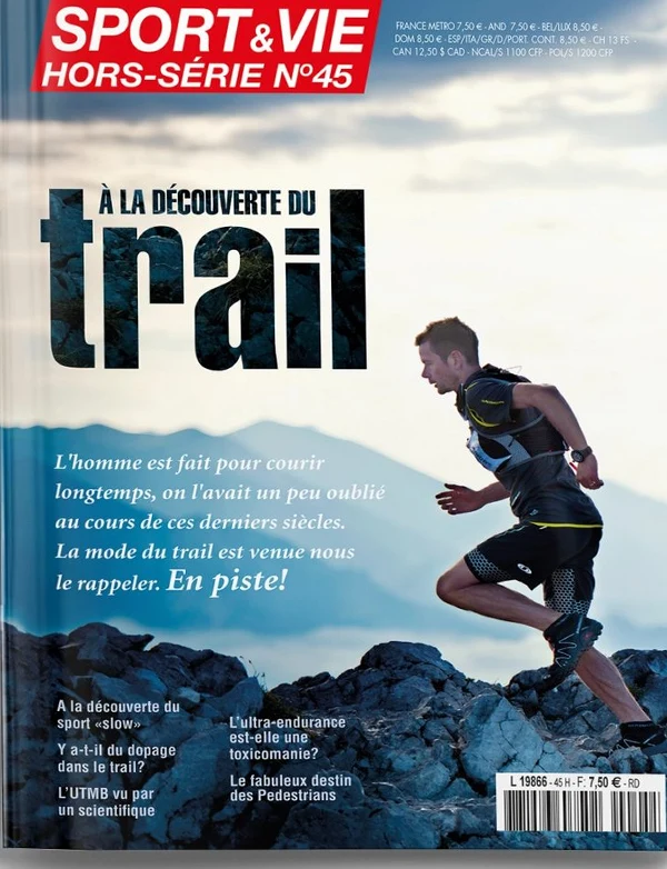 Couverture Sport & Vie hors-série n° 45 — A la découverte du Trail