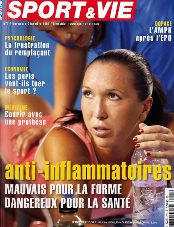 Couverture Sport & Vie n° 117 — Anti-inflammatoires: mauvais pour la forme, dangereux pour la santé