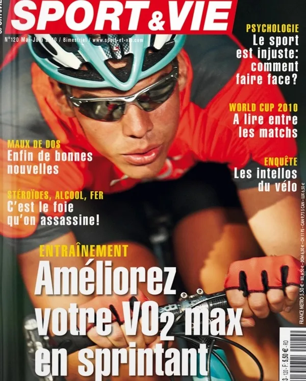 Couverture Sport & Vie n° 120 — Améliorez votre VO2 max en sprintant