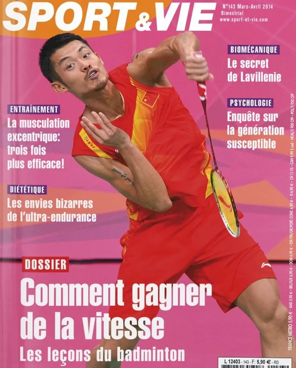 Couverture Sport & Vie n° 143 — Comment gagner de la vitesse: les leçons du badminton