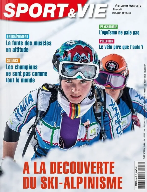 Couverture Sport & Vie n° 154 — A la découverte du ski-alpinisme