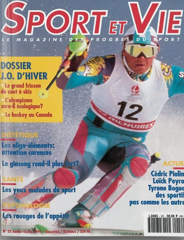 Couverture Sport & Vie n° 22 — Les rouages de l’appétit